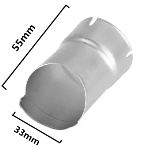 7Pcs 35mm Stainless Steel Heat Gun Nozzles Kits For Hot Air Gun Soldering Station Nozzle Tool Heat Gun Nozzle Attachments