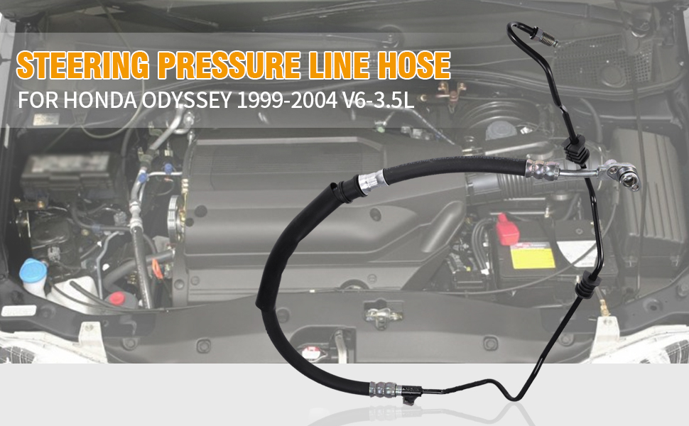 Saihisday Power Steering Pressure Hose Assembly Fit Honda