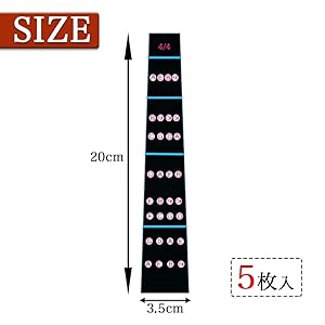 Amazon | HIRAISM バイオリン 指板 シール 音階 ポジション 4/4