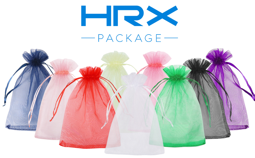 4X6 inch organza bags green