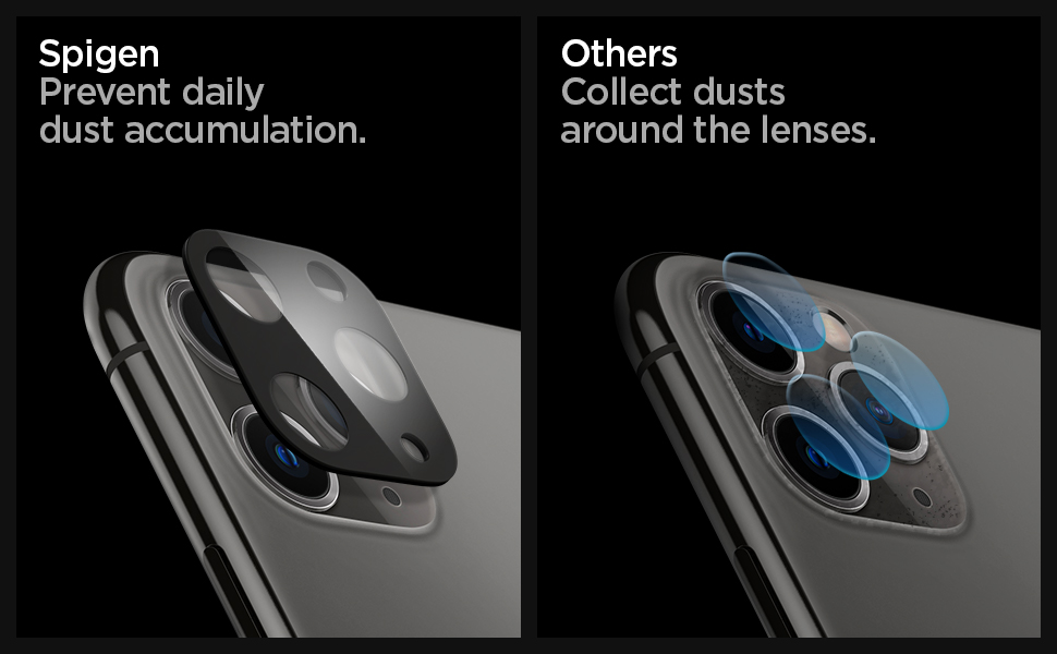 Spigen, 2Pack, Camera Lens Protector for iPhone 11 Pro/iPhone 11 Pro
