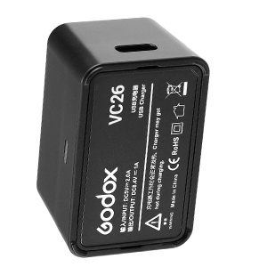  GODOX V1 Li-ion Battery Pack VC26 USB Battery