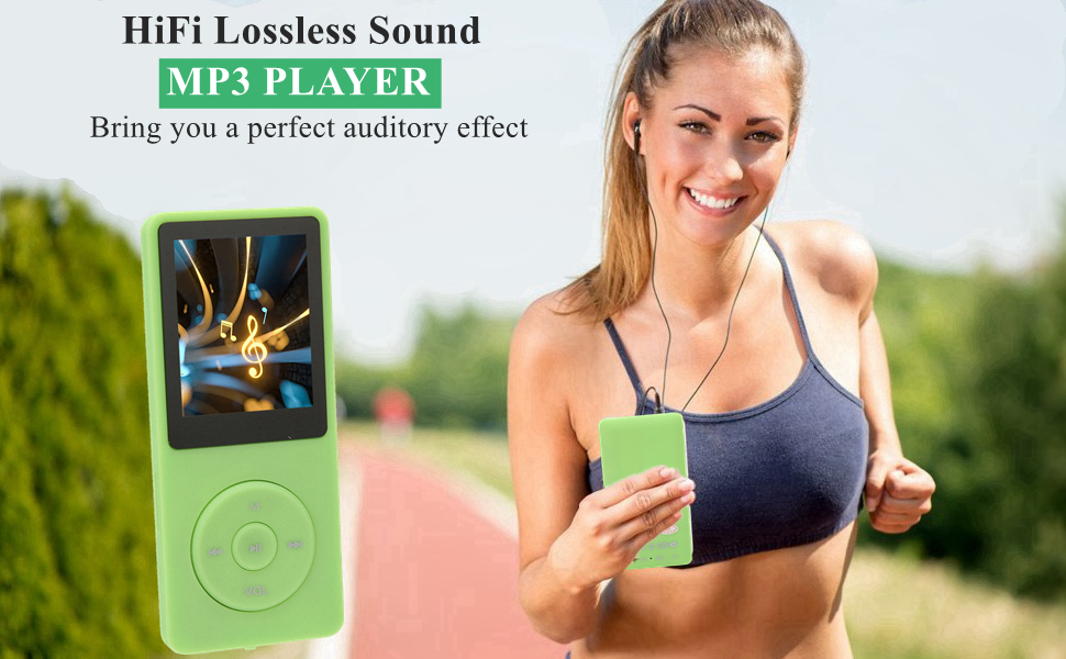 8 GB MP3 MP4 Player, Tragbarer Musik Player mit 1,8 Zoll TFT HD