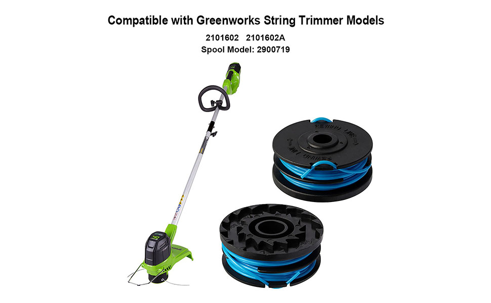 Thten Trimmer Spool Replacement for Greenworks 2900719