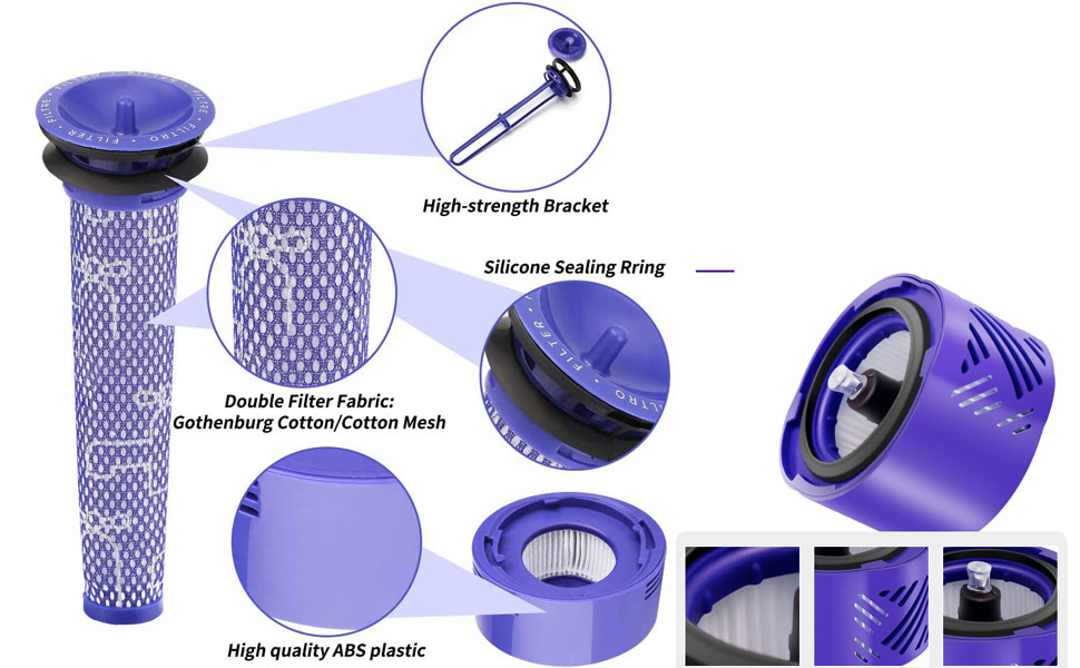 DC40 Filter Kit DC40 Filter for Dyson HEPA PostMotor & PreMotor DC40