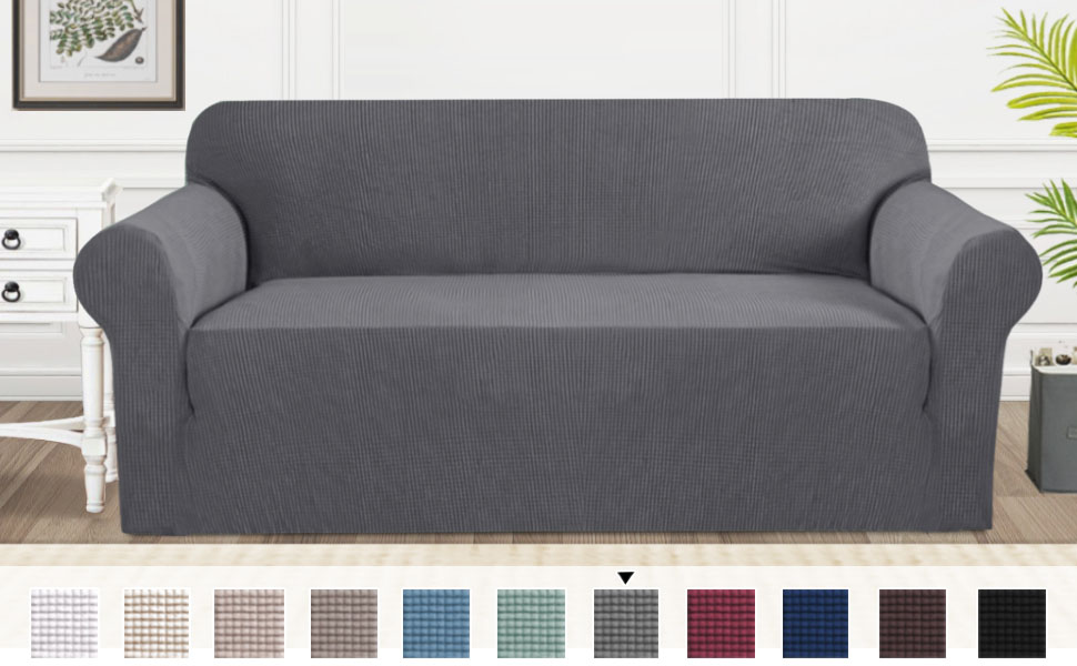 Amazon Com H Versailtex High Stretch Sofa Cover 1 Piece Couch