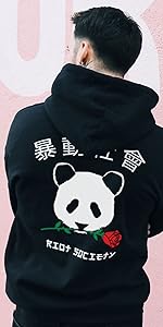 riot society hoodie panda