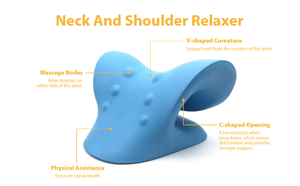 Neck Traction,Neck Pillow,Neck Support,Neck Relaxer,Portable Cervical