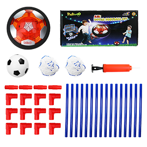 soccer ball with 2 goals