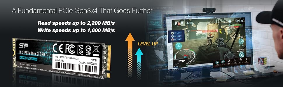 SP M.2 PCle Gen 3×4 1TB SSD NVMe 1.3 SP M.2 PCle Gen 3×4 1TB SSD NVMe 1.3 Amazon.com: Silicon Power