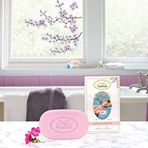 set of 2, soap, Cherry blossoms, Freesia, argan oil, shea butter, organic