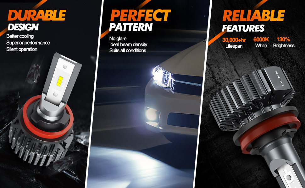 SEALIGHT H11 LED HEADLIGHT BULBS