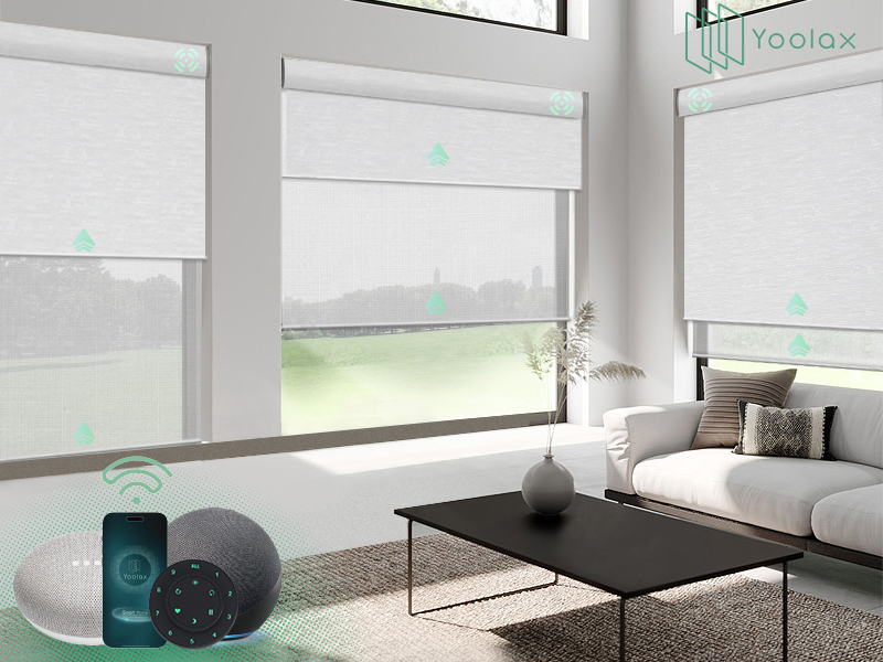 遮光　ロールスクリーン　2個セット Yoolax 電動 Amazon｜Yoolax 電動 調光ロールスクリーン 調光ブラインド