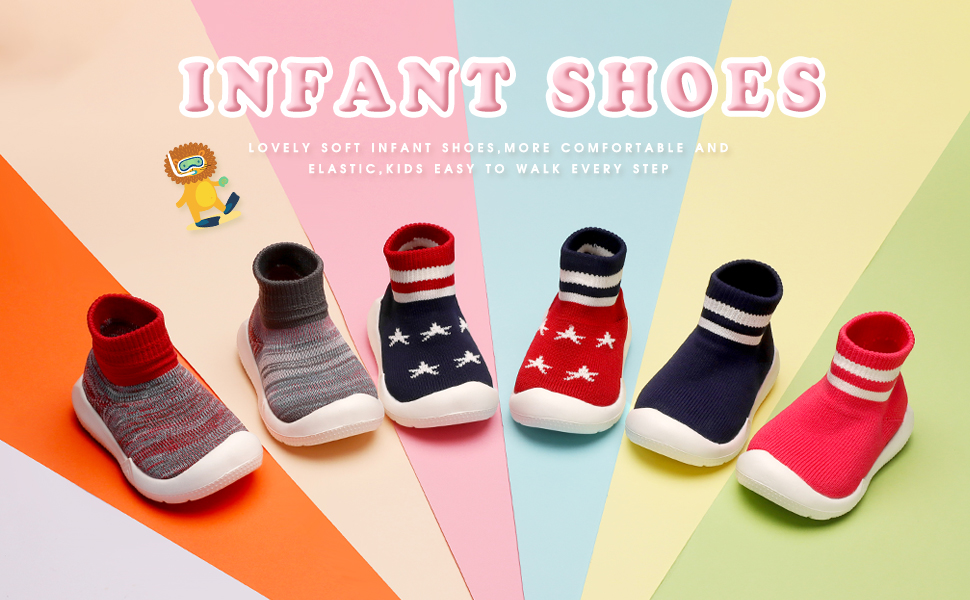 American Flag baby sock shoes
