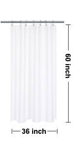 Amazon Com Barossa Design Rv Shower Curtain Waffle Weave 47 X 64