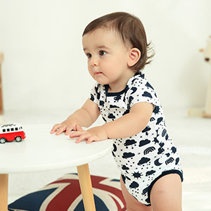 Amazon.co.jp: [Baby Nest] ロンパース 半袖 ベビー服 ボディースーツ