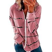 Hoodie Damen Mit Kapuze Gestreift