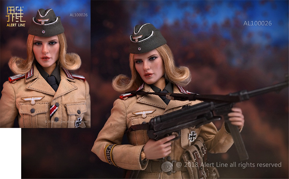 Amazon Osd 1 6 フィギュア 素体 女性 Alert Line ドイツ 軍人 戦争 北 アフリカ 美しい かっこいい レディー 美人 ヘッド 素体 ハンド 手型 服 武器 道具 セット フィギュア ドール 通販