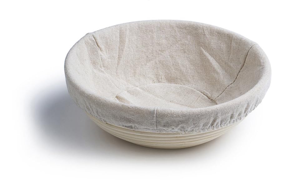 7 Inch Round Bread Proofing Basket 1 pcs Natural