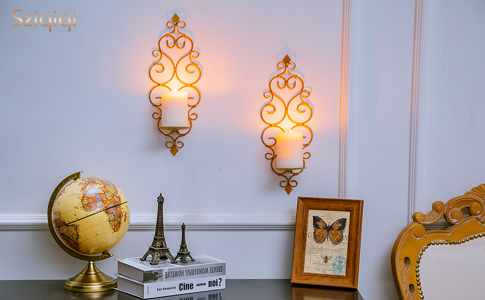candle holder wall