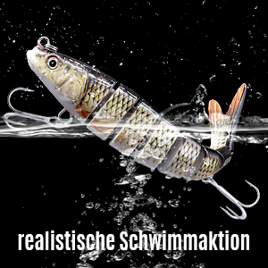 Geeignet für Meerwasser und Süßwasser, wunderbarer Köder für begeisterte Sportfischer.