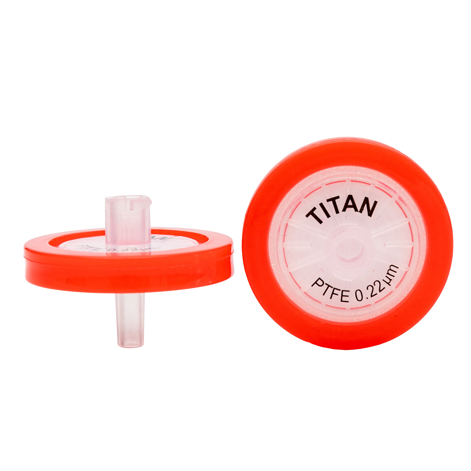 Syringe Filter PTFE Membrane 13mm Diameter 0.22μm Pore Size Pack of 100