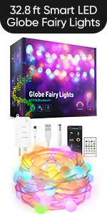 globe fairy lights