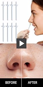Nose wax applicators
