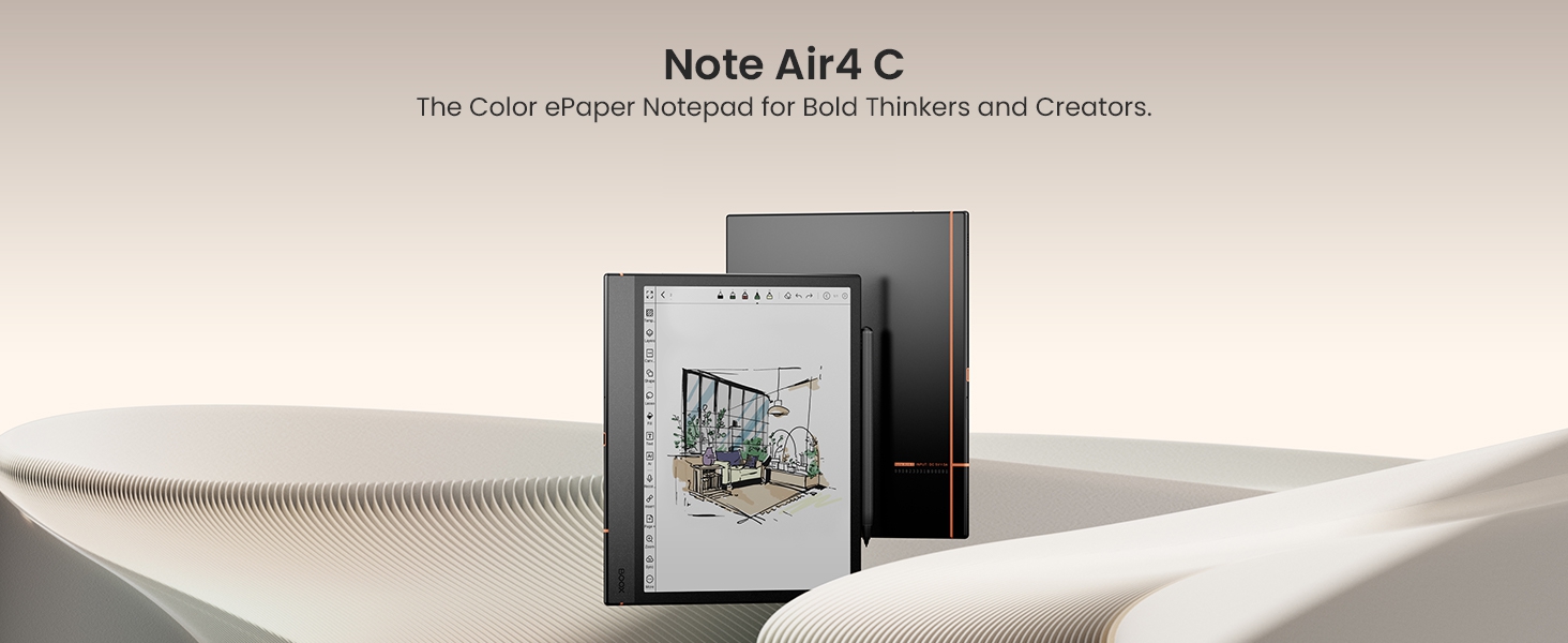 【美品】BOOX Note Air4 C Boox Note Air4 C + Free Cover + Stylus Nibs