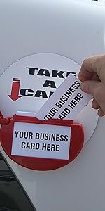 Marketing Holder Card Caddie Magnetic Vehicle Business Card Holder
