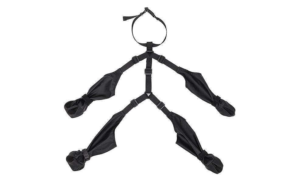 Ristyur Dog Boot Leggings,Breathable Paw Protector Booties With Suspenders For All-Weather - Cat Dog Shoe For Winter Snowy Day, Hot Pavement, Snow Hiking 11 Dog Snow Boot Leggings - Breathable Paw Protector Booties With Suspenders For All-Weather -