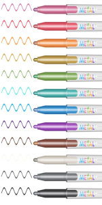 12セット　メタリックマーカーペン