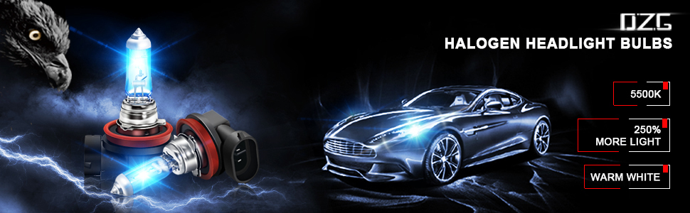 DZG H11 HALOGEN FOG LIGHT BULBS