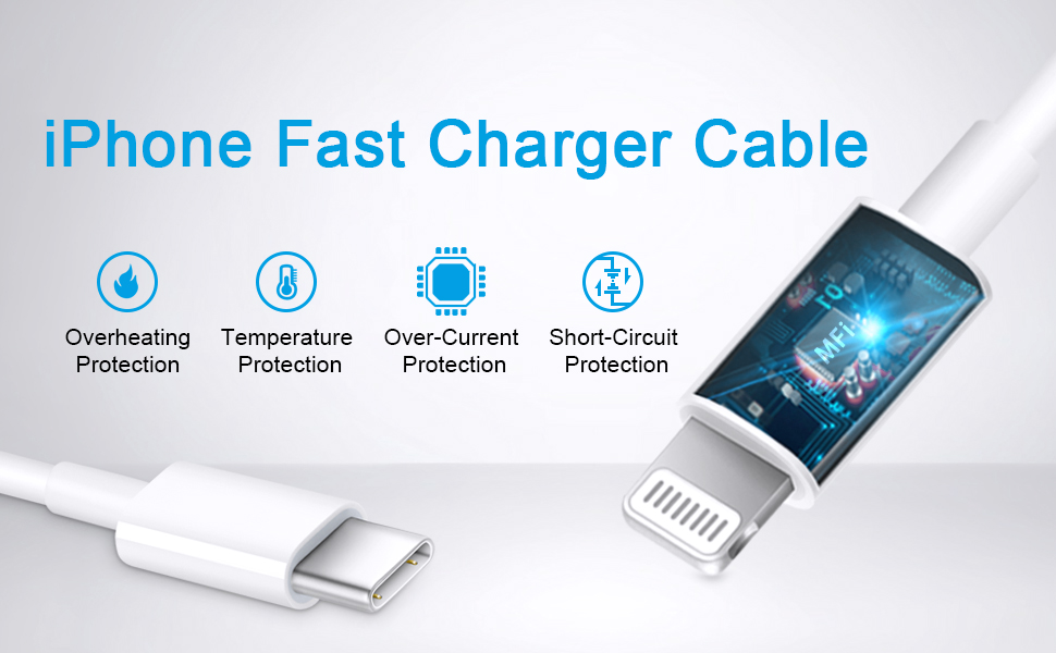 iPhone Quick Charger Cable, 【Apple MFi Licensed】 Charger iPhone Cable 2