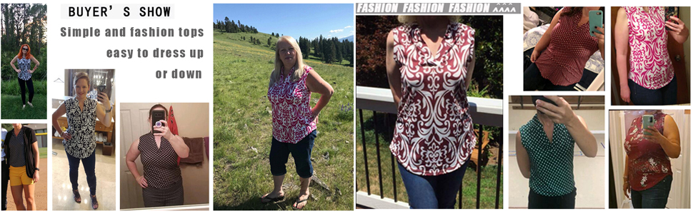 sleeveless tunic tops for women