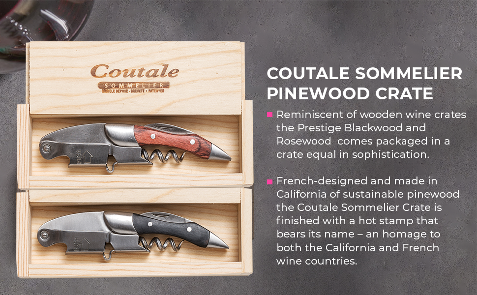 Prestige Waiters Corkscrew By Coutale Sommelier Rosewood