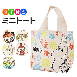 新品　ムーミン　ランチバッグ　マチ付コットンバッグ　ミイ と りんご Amazon.co.jp: ムーミン[ランチバッグ]マチ付バッグ/リトルミイ