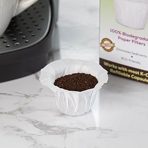 reusable k-cup paper filters