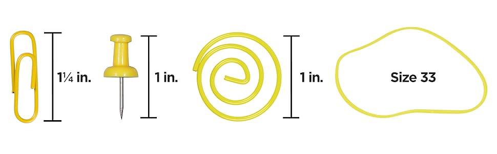 yellow office assorted pack