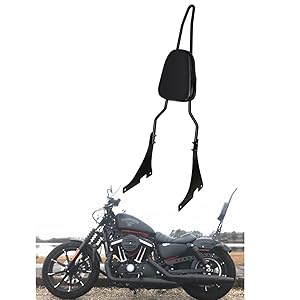 KOLEMO バイク バックレスト オートバイ シーシーバー ハーレー Amazon | KOLEMO バックレスト バイク シーシーバー バイク