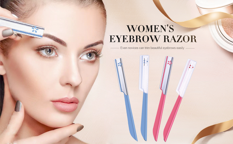 Eyebrow Trimmer Completely Stainless Steel Eyebrow Razor