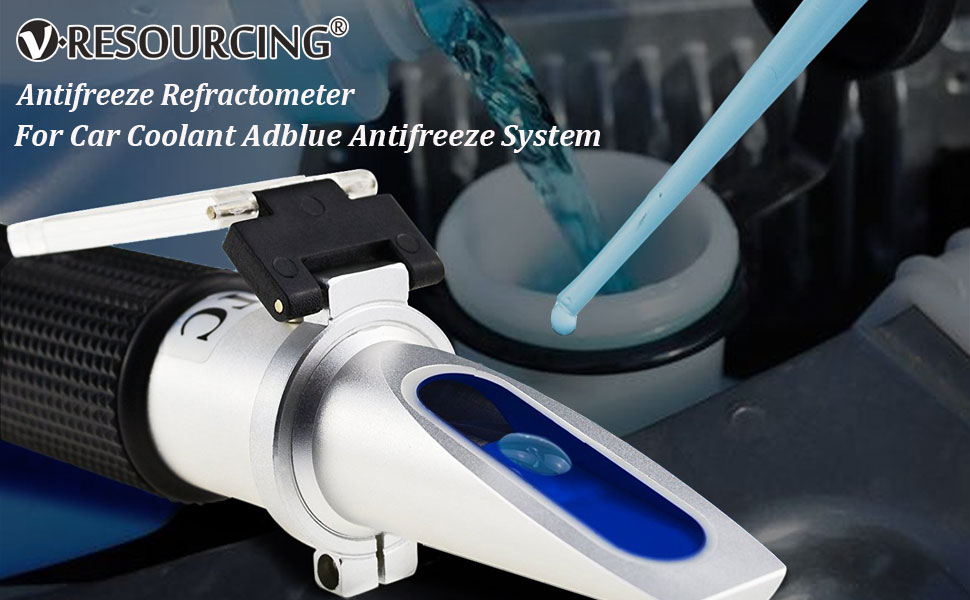 Antifreeze Refractometer,V·RESOURCING Hand-Held Anti Freeze Tester for - Where To Buy Propylene Glycol Antifreeze