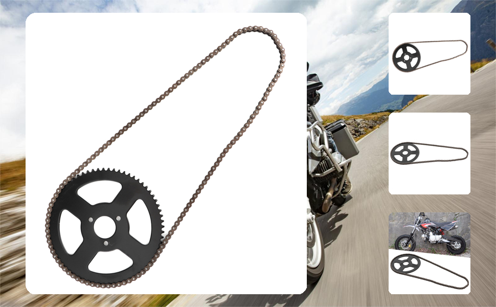 Amazon.com: Sprocket Chain, Steel Alloy 25H Chain 144 Links