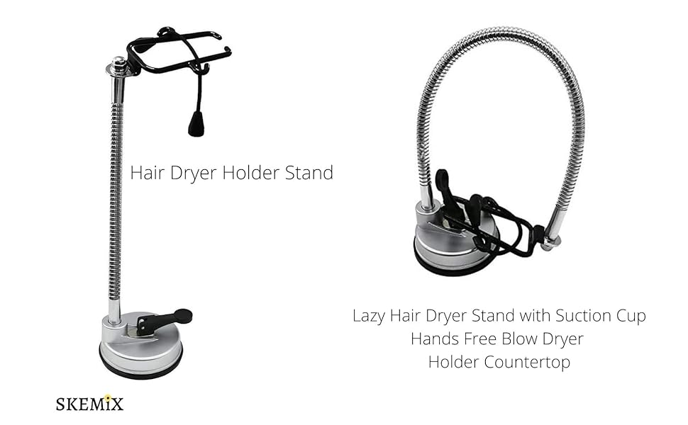 TBAKPU, Stainless Steel 360 Degree Rotating Lazy Hair Stand
