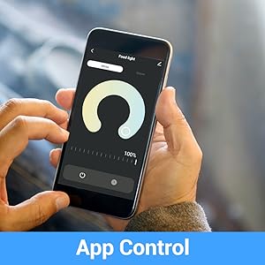 white smart light bulb