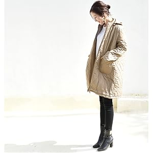 Amazon Co Jp Milk Tea ママコート ママアウター ステラ4way中綿ロングママコート カーキ 全3色 おんぶ 抱っこ 暖かダッカー付 ダッカー ジッパータイプ ママコート 抱っこ紐をしたまま着られる マタニティ コート 大きいサイズ Ll 服 ファッション小物