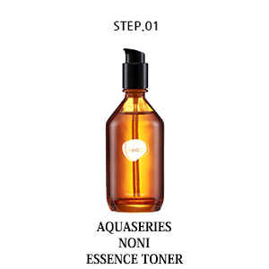 Step 1: Aquaseries Noni Essence Toner