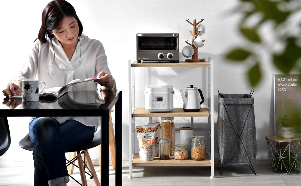 キッチンラック多層可動プーリ床式リビング小型きょう雑物電子レンジオーブン収納5 キッチンラック多層可動プーリ床式リビング小型きょう雑物電子