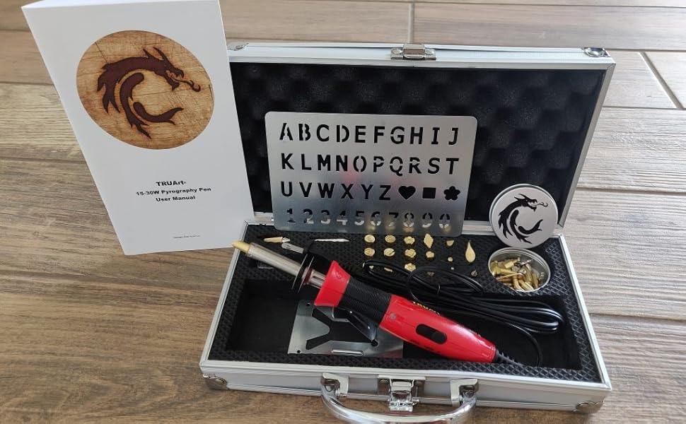 TRUArt Wood and Leather Pyrography Pen Set Best