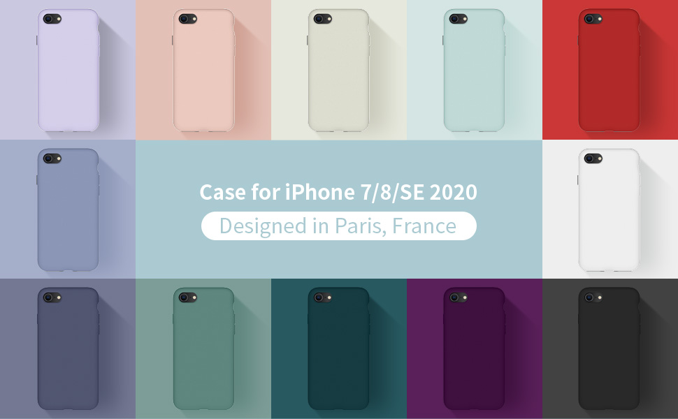 Cordking iPhone SE 2020 Case, iPhone 7 8 Case, Silicone